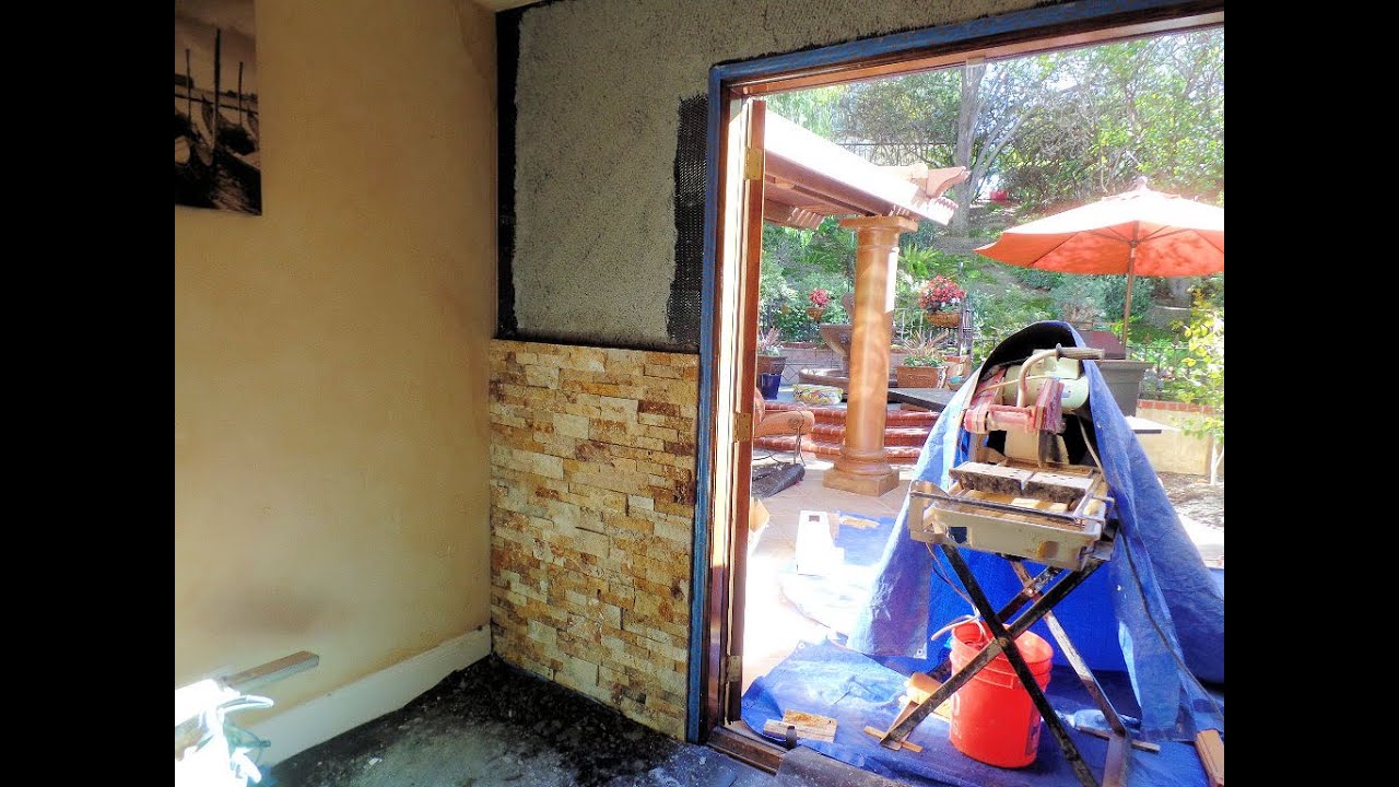How I Stone Veneer Wall With The Stone Veneer Panels Installation