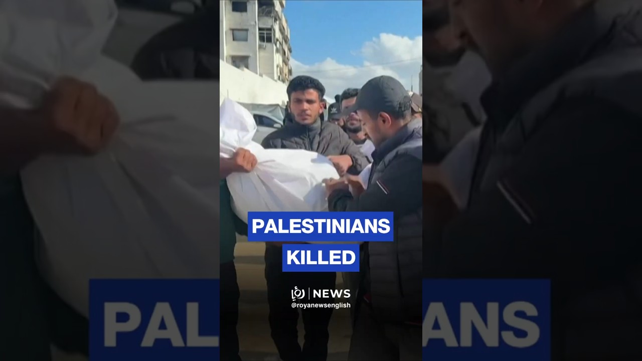 Palestinians mourn men killed in overnight Israeli strike in southern Gaza