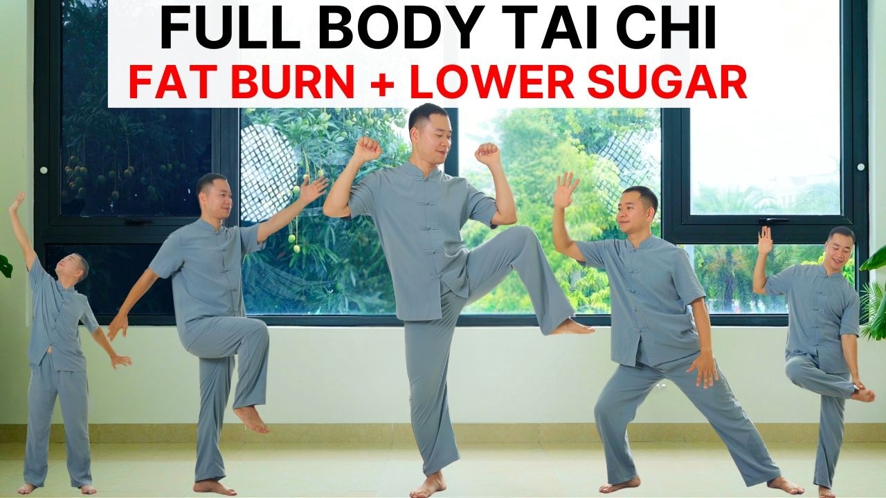 30-Min Tai Chi Fat Burn | Lower Blood Sugar & Improve Insulin Resistance