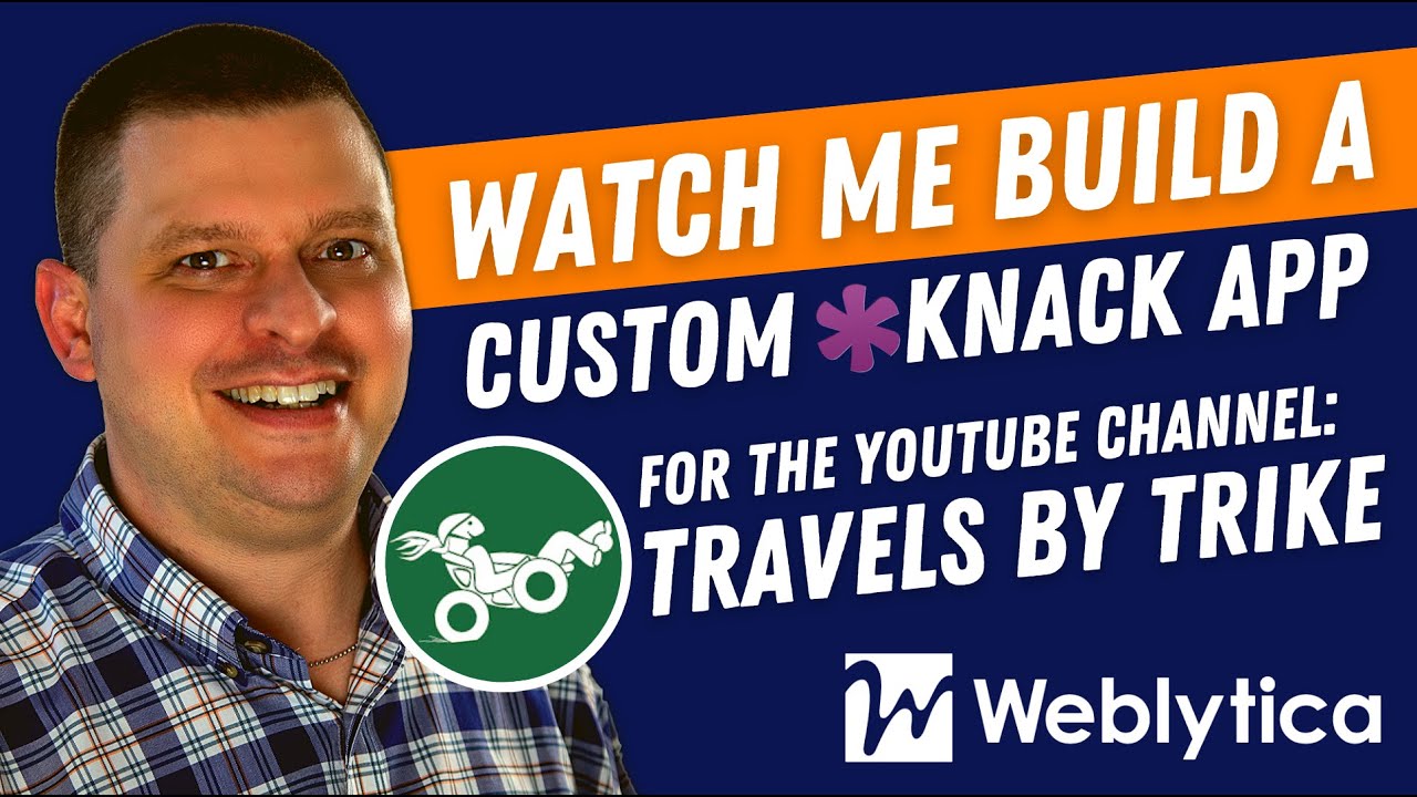 Learn How to Build a Custom No-Code App with Knack App Builder - Inspired by Travels by Trike
