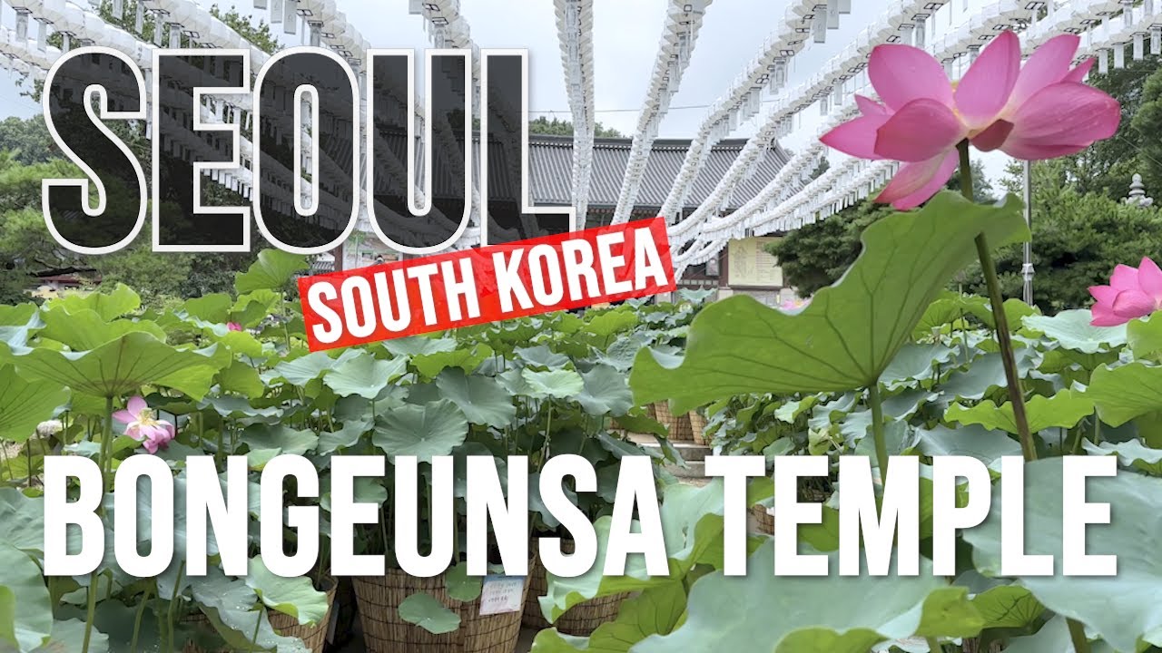 BONGEUNSA TEMPLE - Peaceful Escape in Gangnam