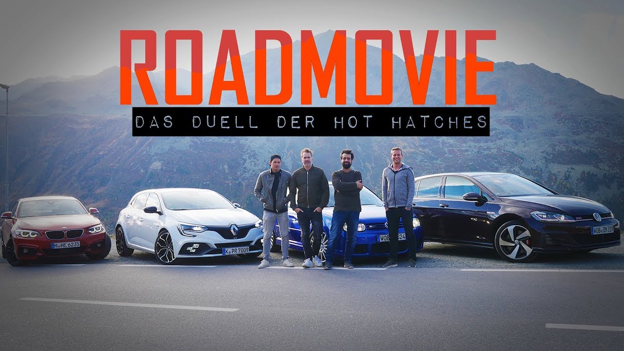 VW Golf IV R32 vs. Renault Megane RS vs. Golf GTI vs. BMW 230i | Das DUELL der HOT HATCHES!