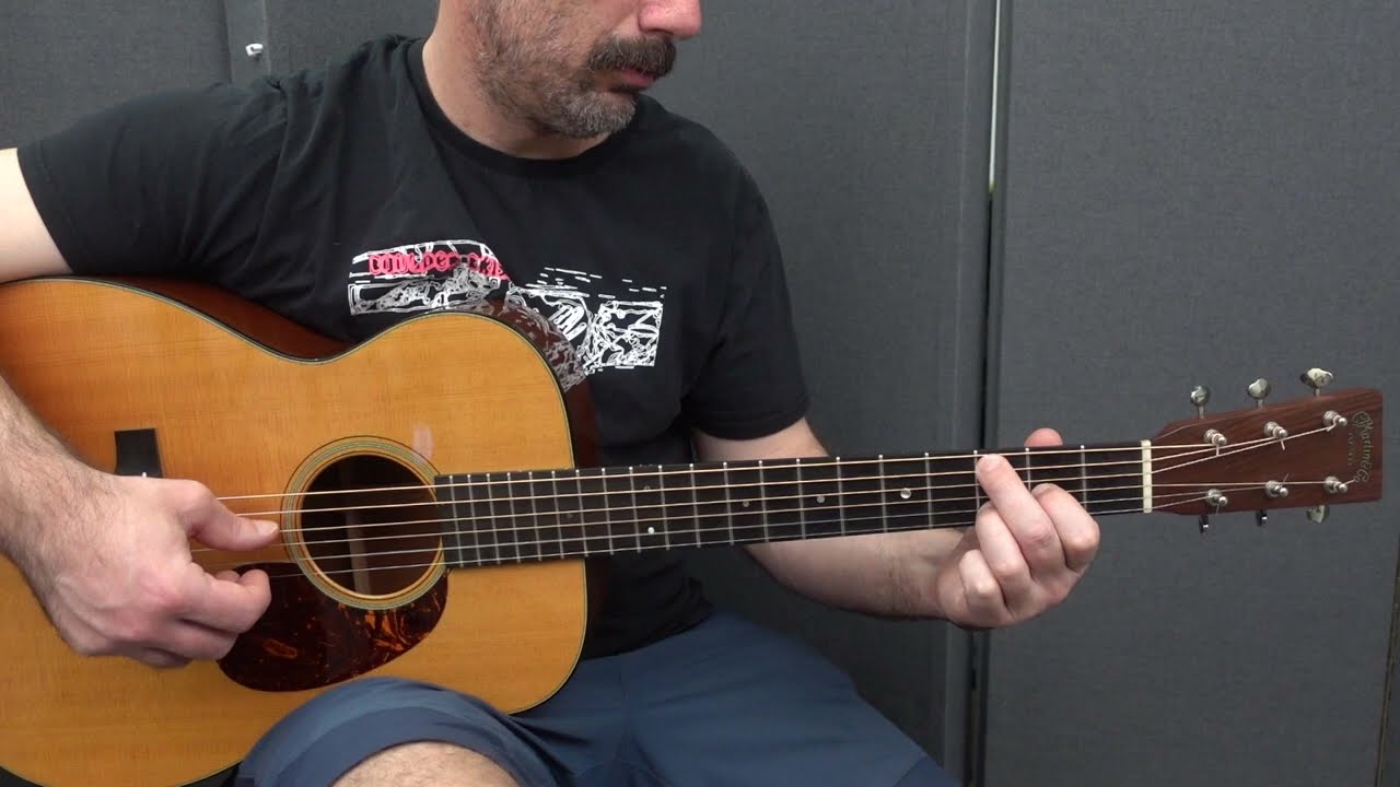 Ironing out the kinks in a Carl Miner SC000-12f tune on a Martin 00-18v