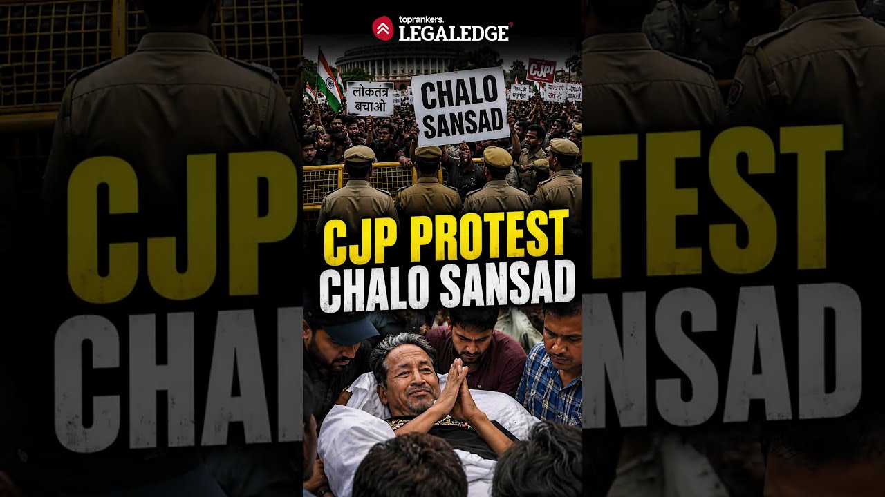 CJP Protest marched to Parliament #cjp #protest #sonamwangchuk #legaledge #llb