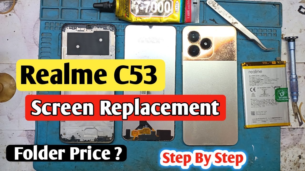 Realme C53 Display Screen Replacement | Realme C53 Folder Change/Price | Realme C53 Disassembly |