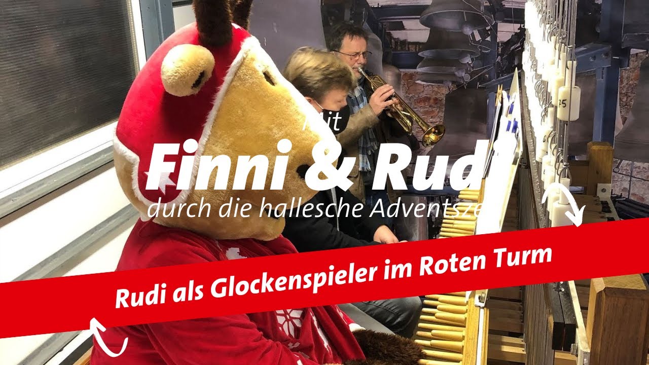 Finni & Rudi | Rudi als Glockenspieler im Roten Turm