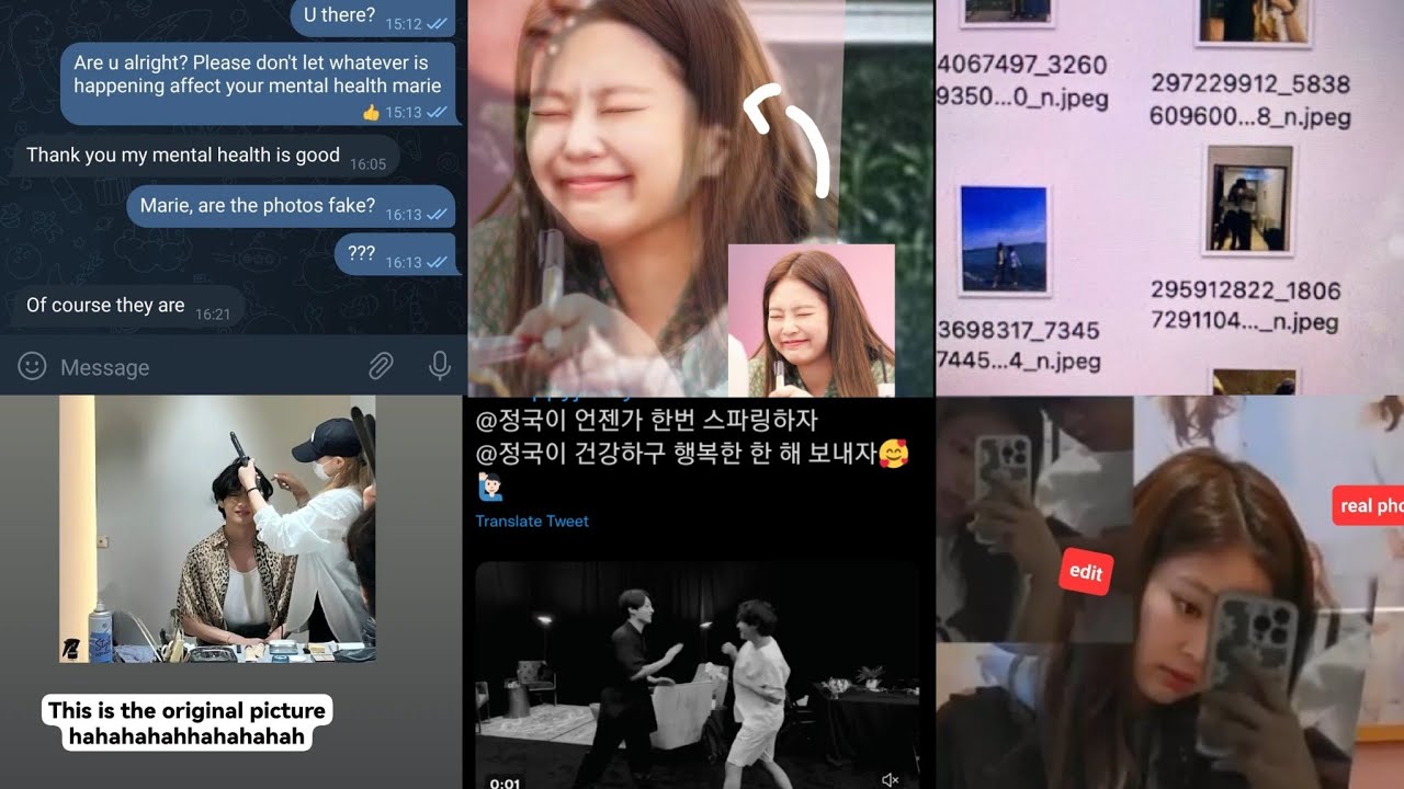 Tae again showed his priority is jungkook/taennie editor confessed taennie pics are edited