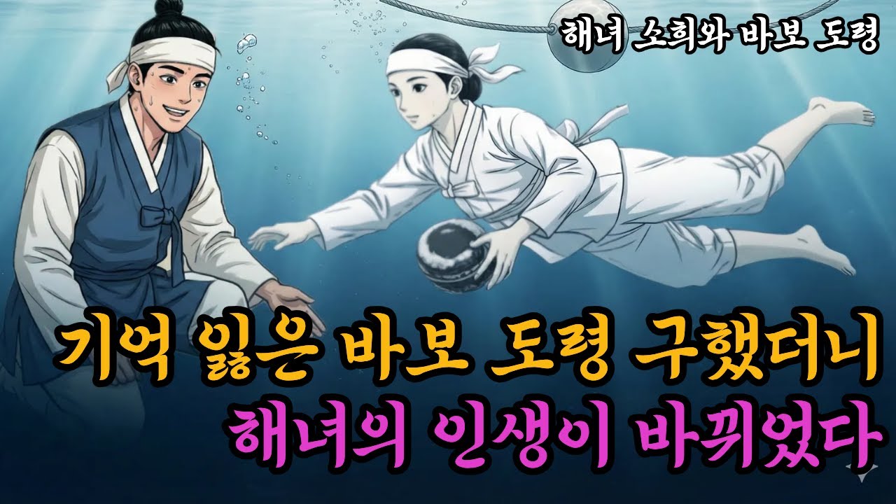기억 잃은 바보 도령 구했더니 해녀의 인생이 바뀌었다