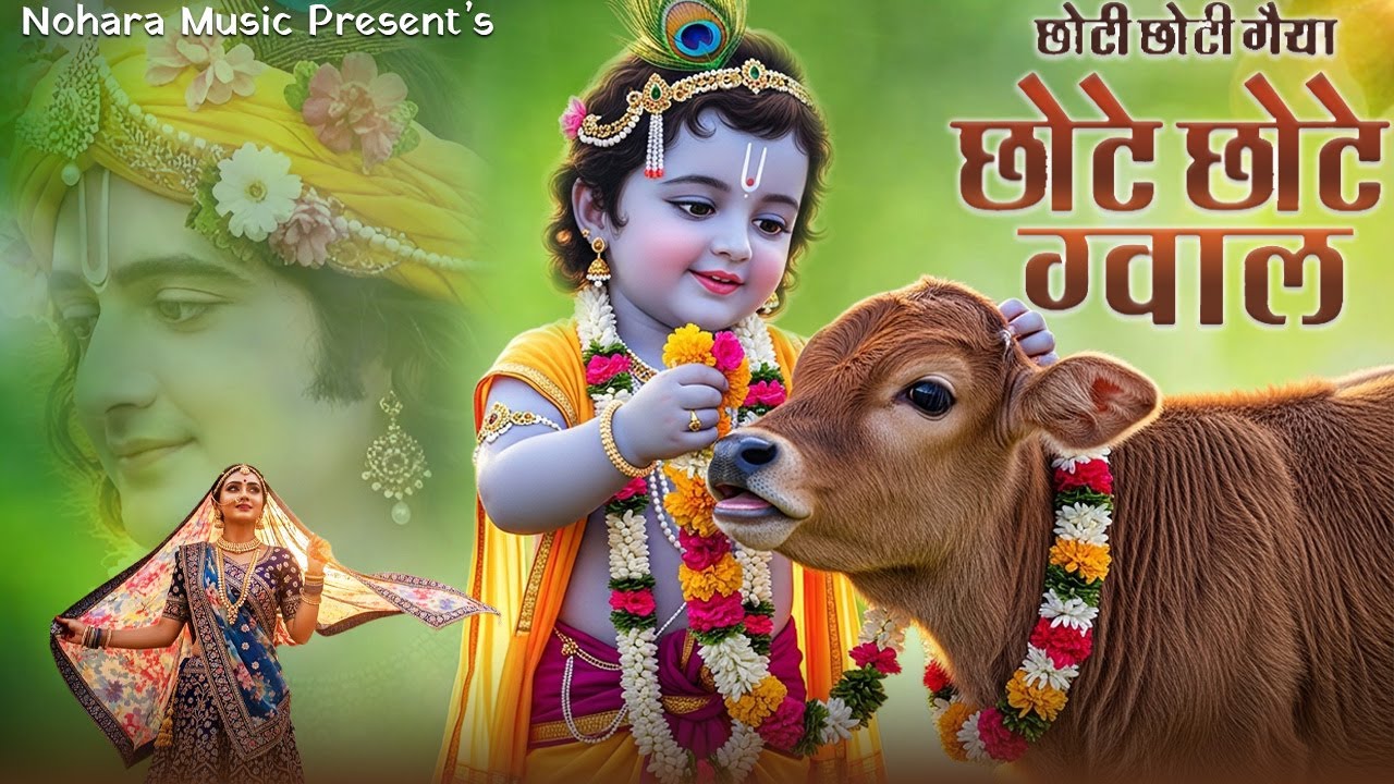 छोटी छोटी गैया छोटे छोटे ग्वाल | Little Krishna Song | Choti Choti Gaiya Chote Chote Gwal | Bhajan