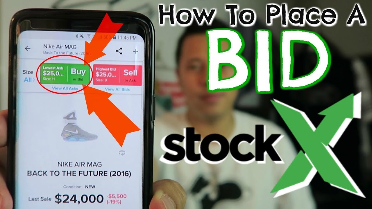 How To Place A Bid On StockX