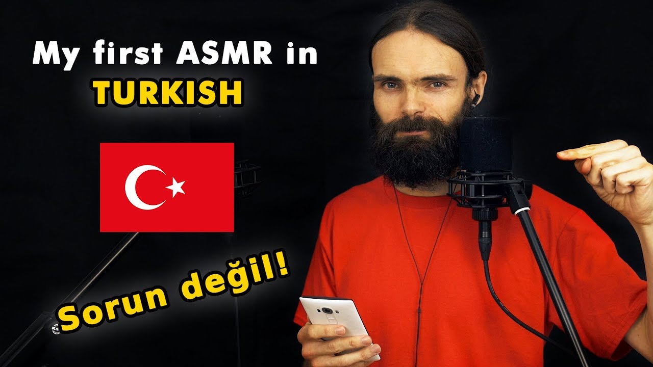My first ASMR video in Turkish (Fısıltı, Türkçe, a few triggers)