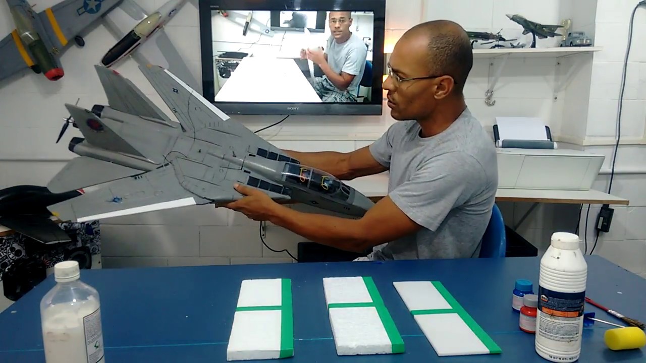 Pinturas em aeromodelos   Vôo Tentando!