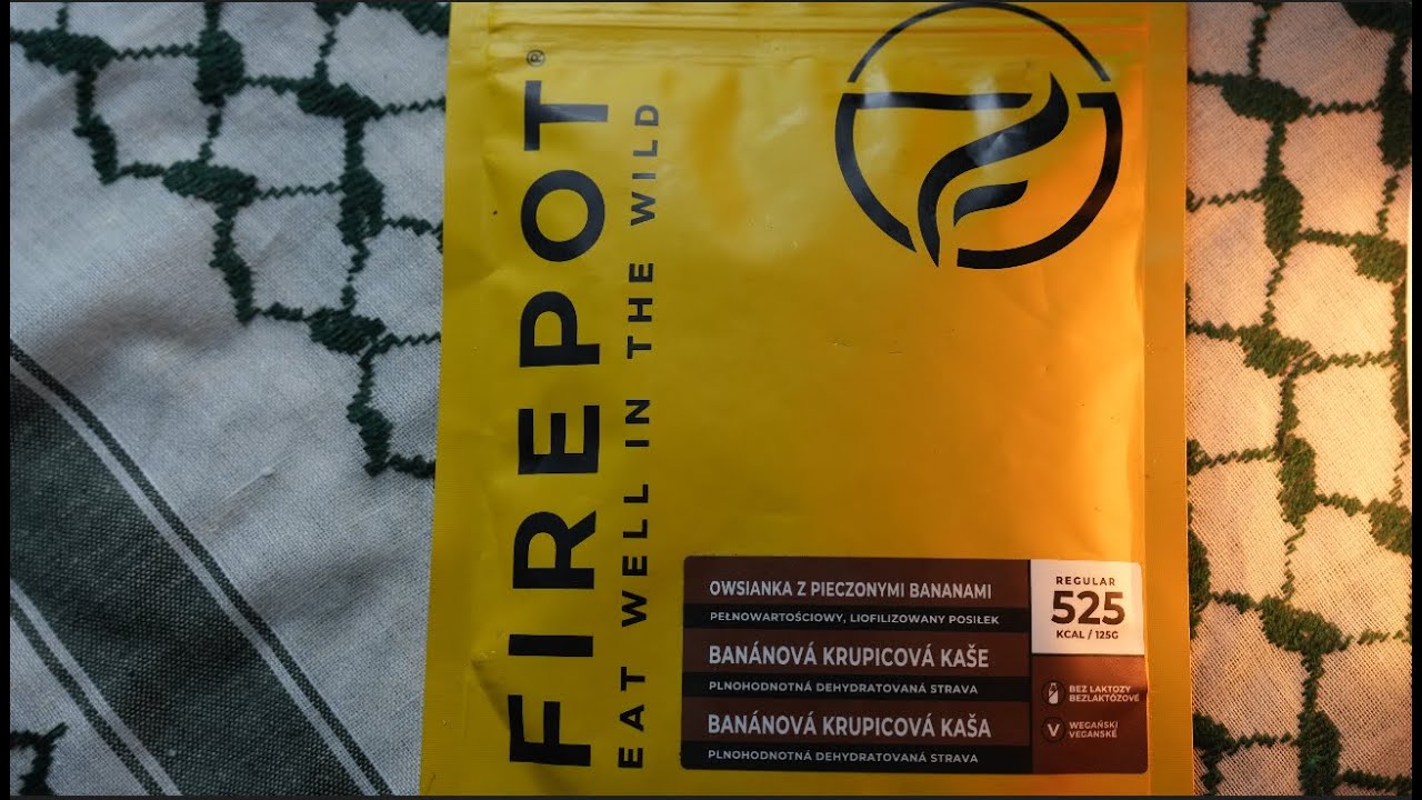 Owsianka z Bananami, Liofilizat Firepot, Test i Recenzja  -KO