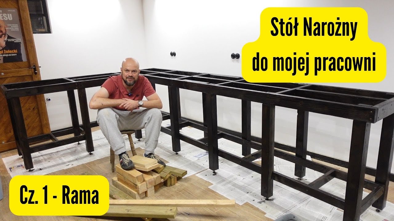 Stół Narożny od Podstaw - cz. 1 - Rama