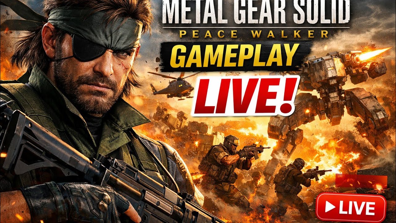 Metal Gear Solid: Peace Walker 🔥  GAMEPLAY LIVE