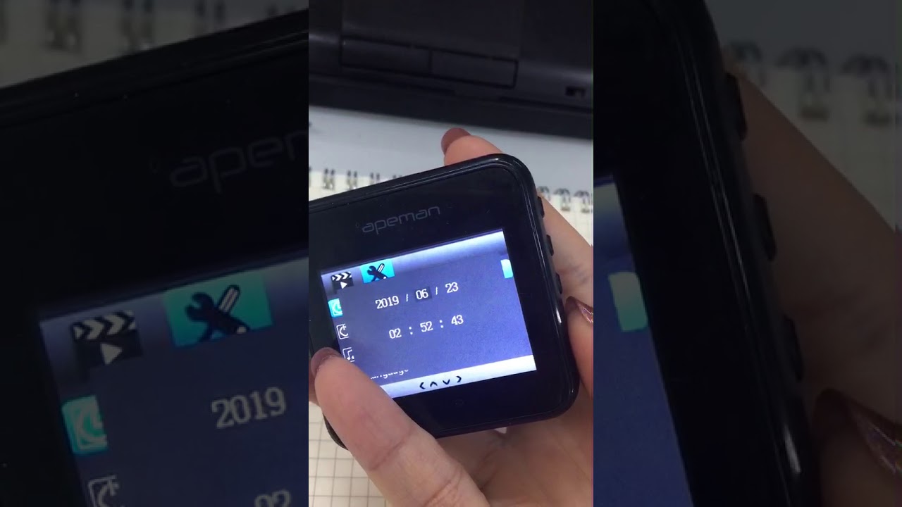 How to set Time &Date with APEMAN Dash Cam C420/C420D