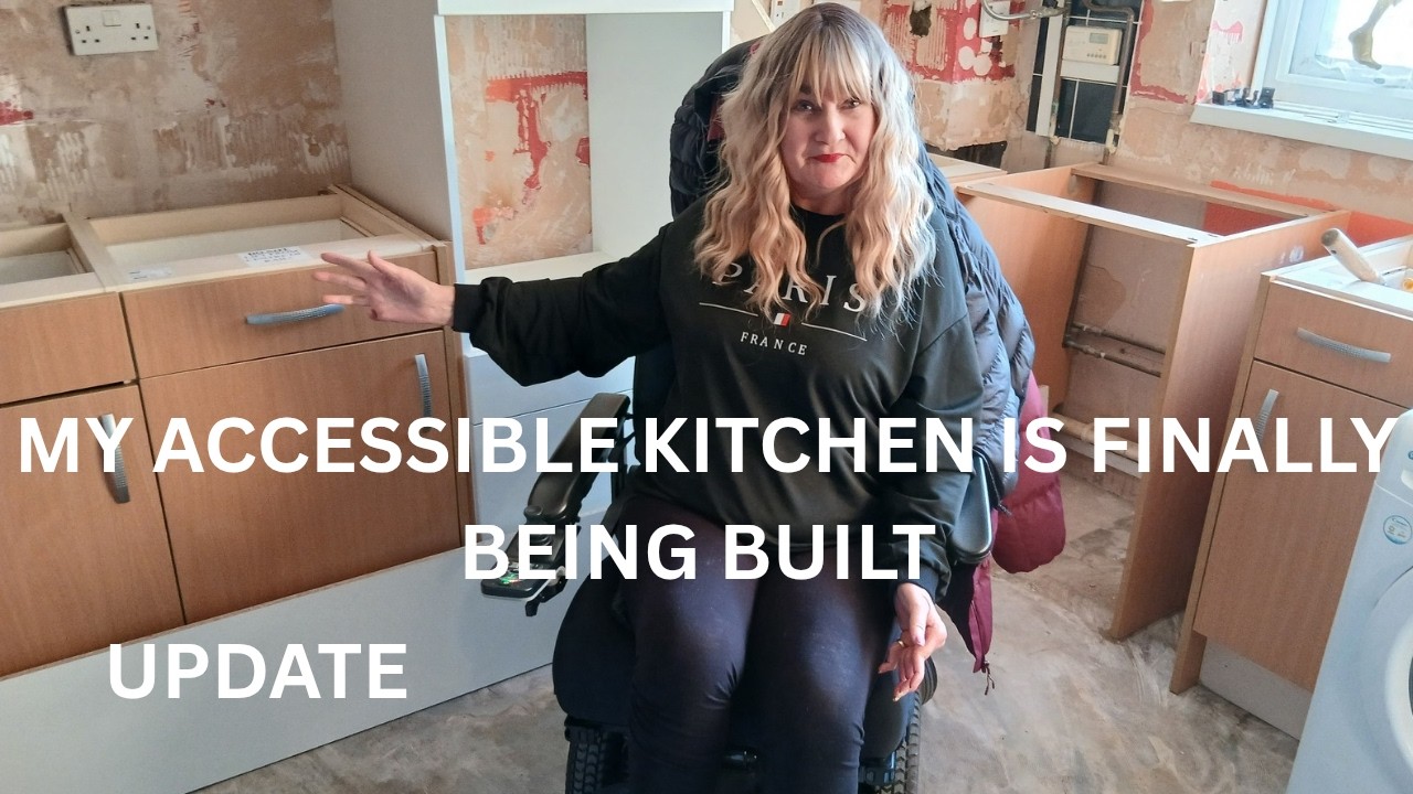KITCHEN RENOVATIONS : MY ACCESSIBLE KITCHEN IS FINALLY BEING BUILT : DAY 1 