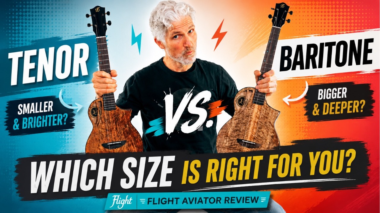 Tenor vs. Baritone Ukulele: Which Size is Right for You? | Flight Aviator Review