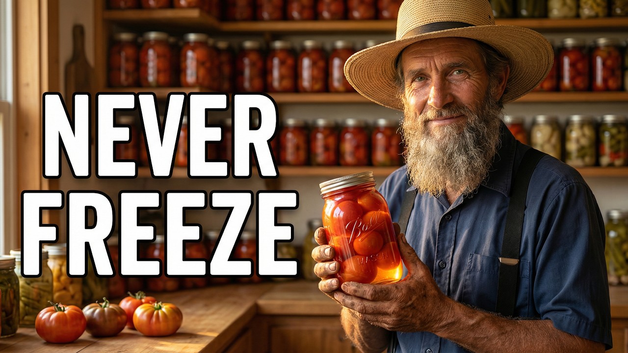 How Amish preserve tomatoes to last through winter without a freezer