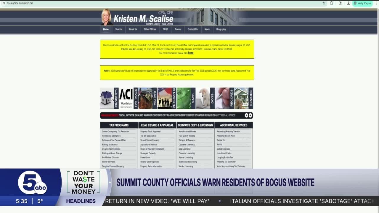 Fake Summit County tax website targets homeowners