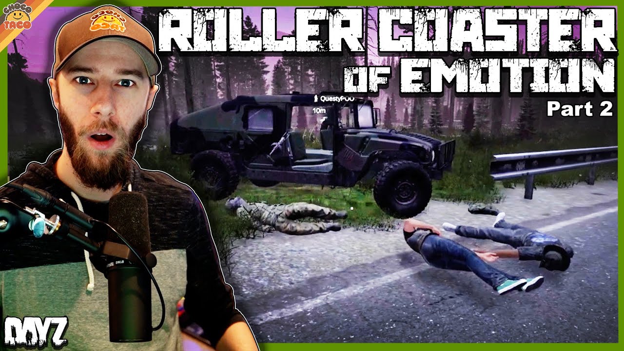 Part 2: A Roller Coaster of Emotion ft. Quest, Reid, & Halifax - chocoTaco DayZ Deer Isle