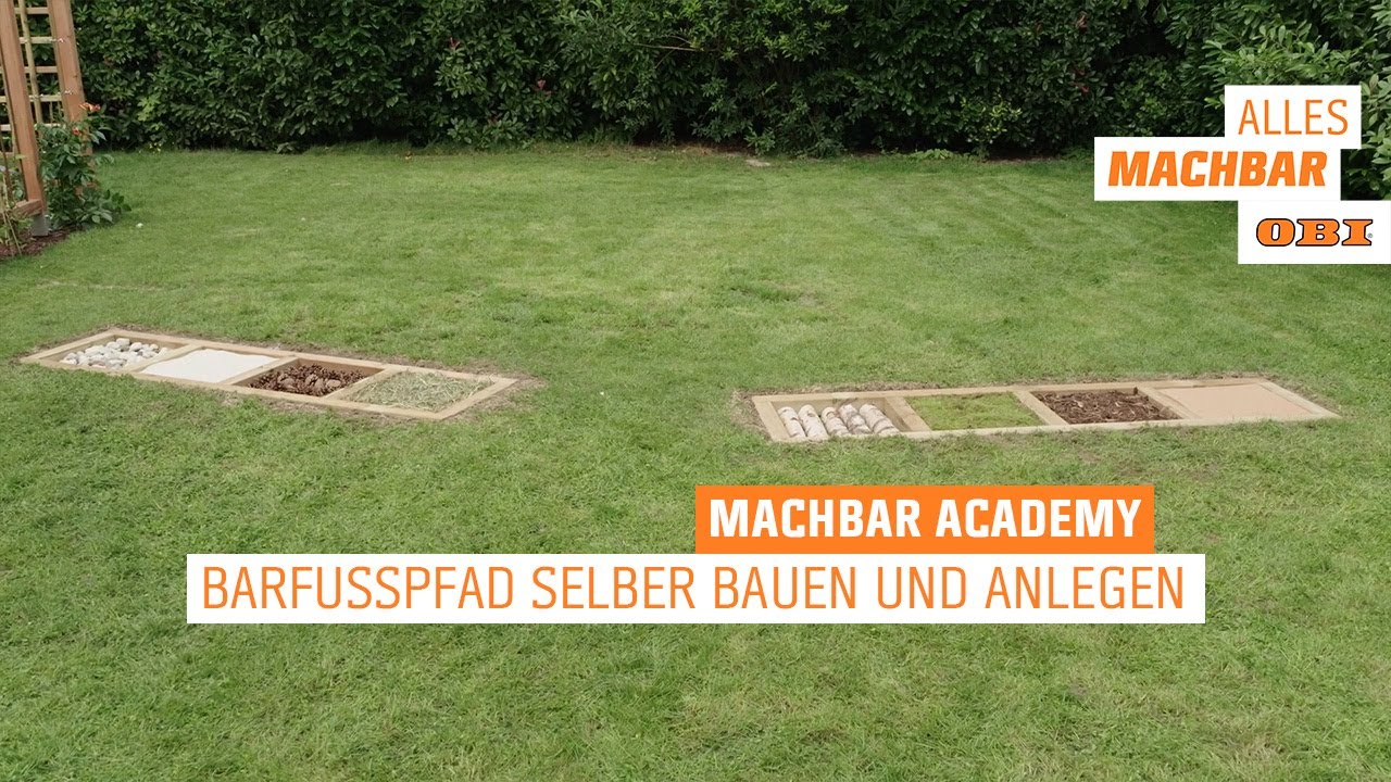 Barfusspfad selber bauen und anlegen | OBI