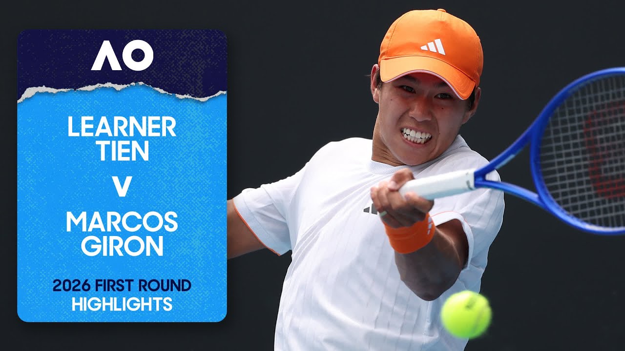 Learner Tien v Marcos Giron Highlights | Australian Open 2026 First Round