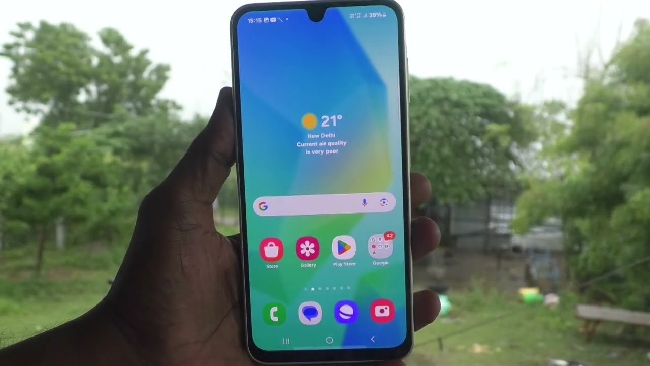 Как сделать снимок экрана на Samsung Galaxy A16 5G