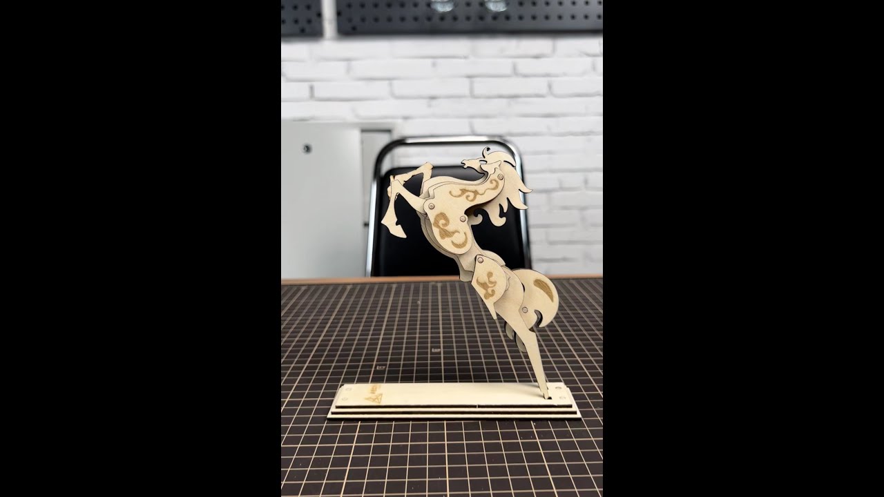Wooden Horse Shape For Craft and Decoration | Aeon Laser Nova Super