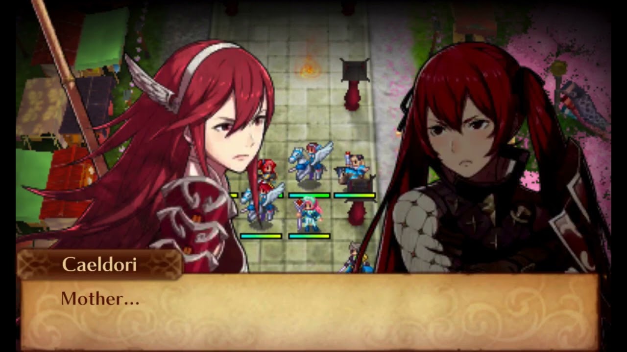 Fire Emblem Fates - Caeldori & Selena conversation - Hoshidan Festival of Bonds DLC
