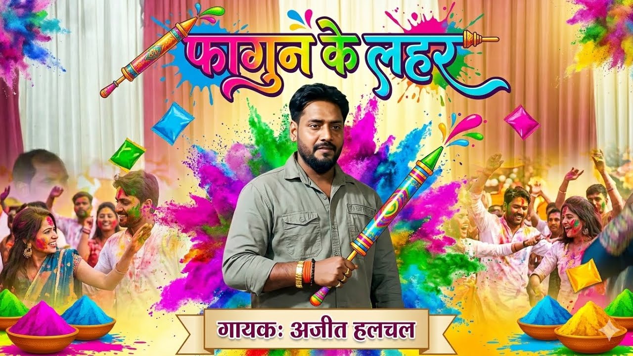 #holi #अजित हलचल का जोरदार होली गीत #गोलू राजा के साथ दुगोला प्रोग्राम बलिया मे 2026