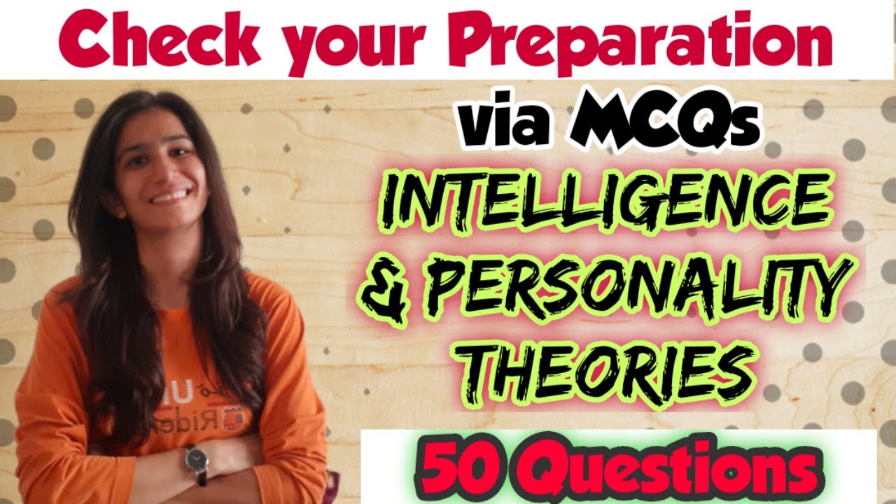 MCQs | Intelligence & Personality Theories | TETs | SETs | UGC NET Education | Inculcate Learning |