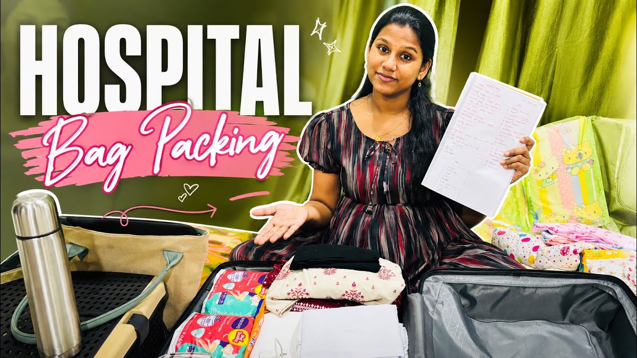 What’s in my hospital bag?| Baby & Mom essentials | Last minute packing 🤰