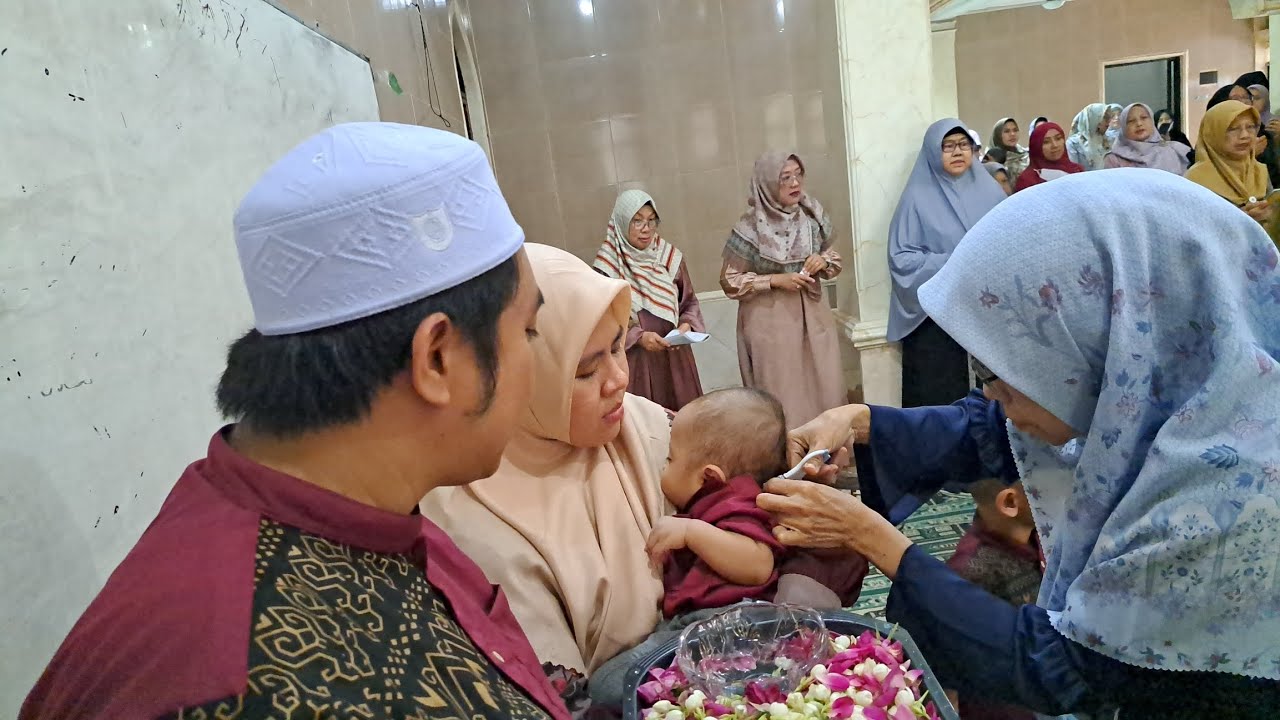 Tasyakuran potong rambut adek M. Yusuf Azhar di Masjid Al Hidayah #nocut #noedit