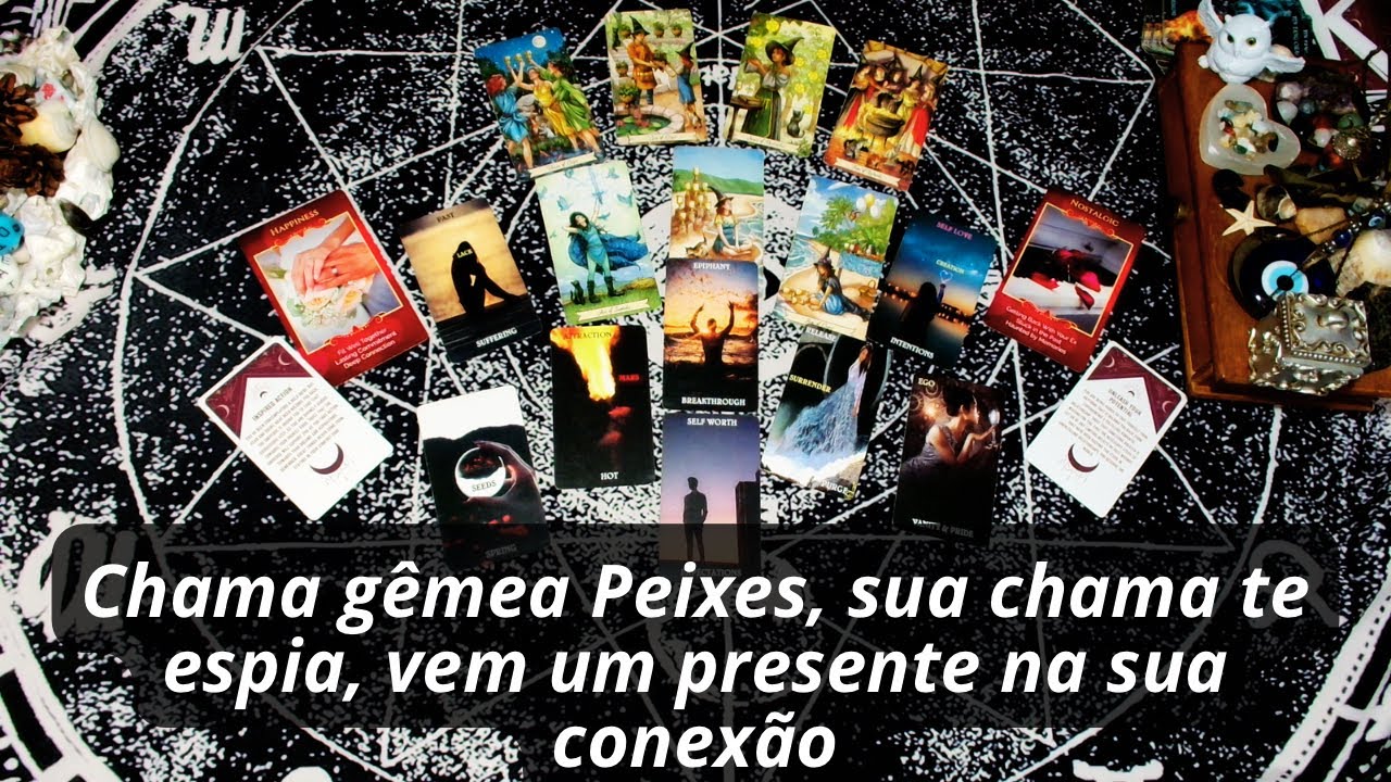 Chama gêmea Peixes, sua chama te espia, vem um presente na sua conexão