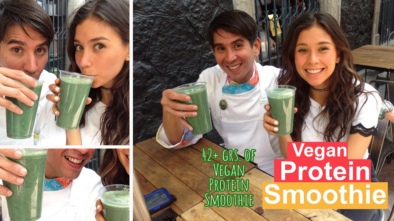 RAW VEGAN PROTEIN SMOOTHIE!