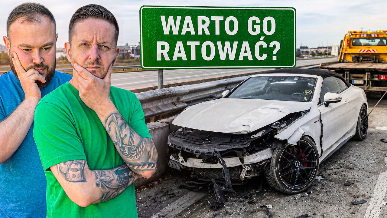 JAK MOCNO UCIERPIAŁ MERCEDES? | ODBUDOWA MERCEDES S560 CABRIO #2 | ZACZYNAMY ROZBI&Oacute;RKĘ