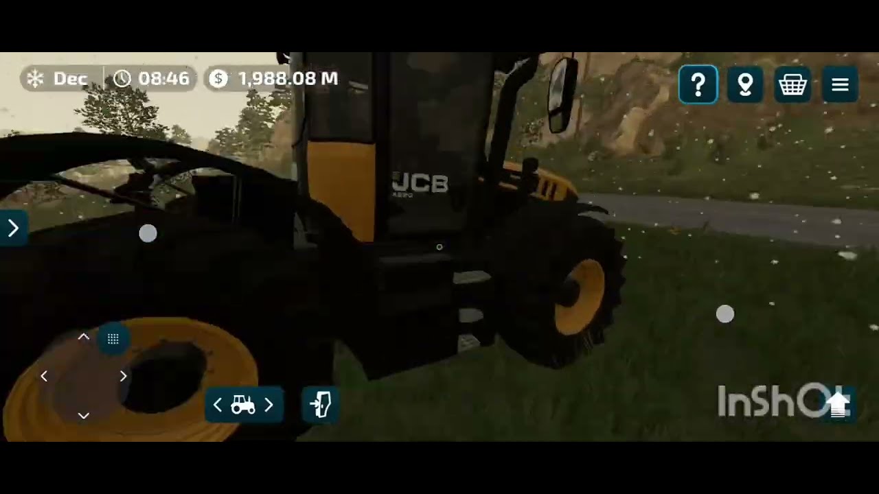 It is a beautiful sight to see a cotton harvesting machine producing cotton from the ground. 🚜🛹 FS23