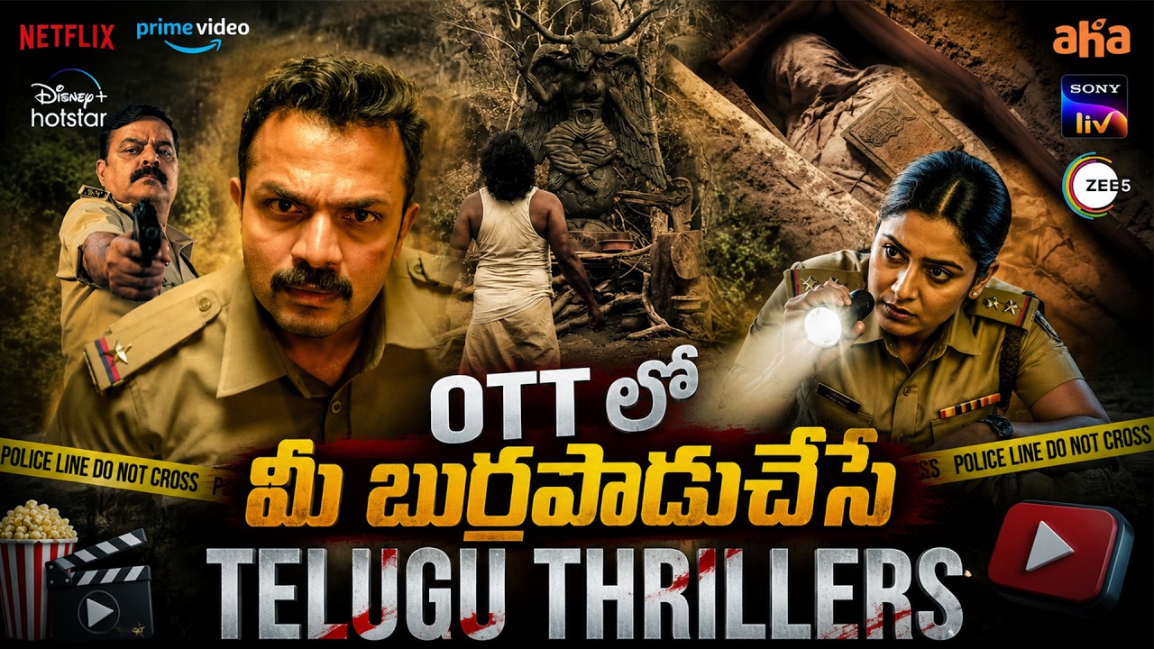 TOP 7 Best Latest OTT Thrillers in Telugu | Top Best Telugu Movies & Series in OTT | అన్ని తెలుగులో