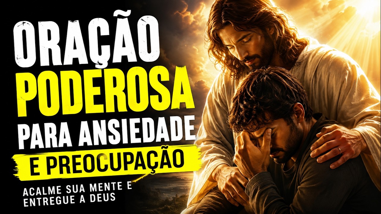 ORAÇÃO PODEROSA PARA ANSIEDADE E PREOCUPAÇÃO | Acalme Sua Mente e Durma em Paz