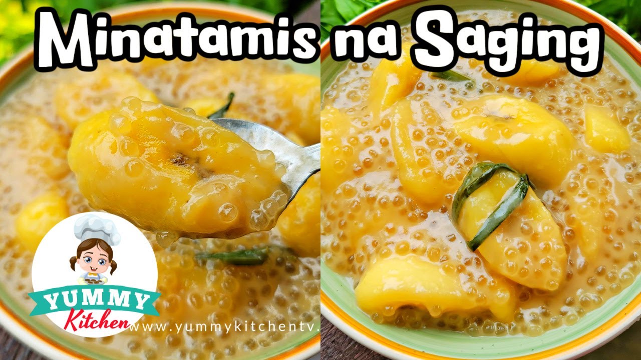 Minatamis na Saging with Gata at Sago | Napakasarap pero Simpleng Meryenda