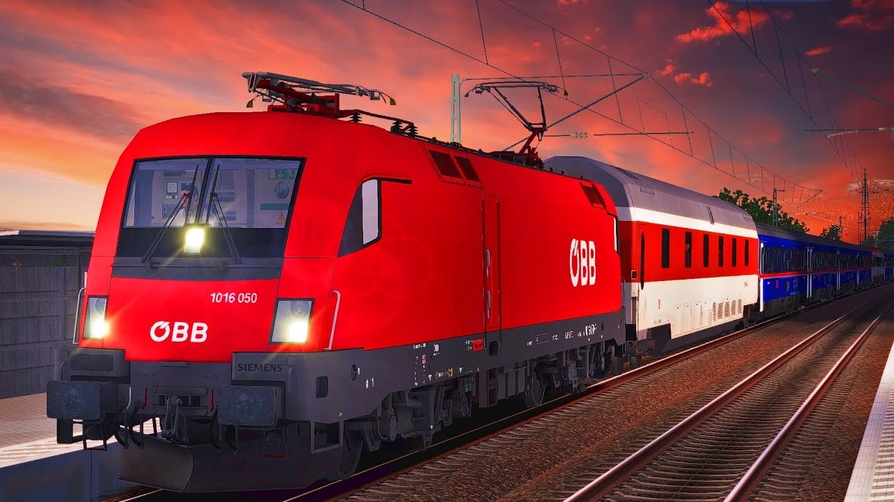Let's Play Train Simulator 2018 | ÖBB Taurus 1016 | Nightjet 470 | Freiburg - Basel Bad Bf | SBB