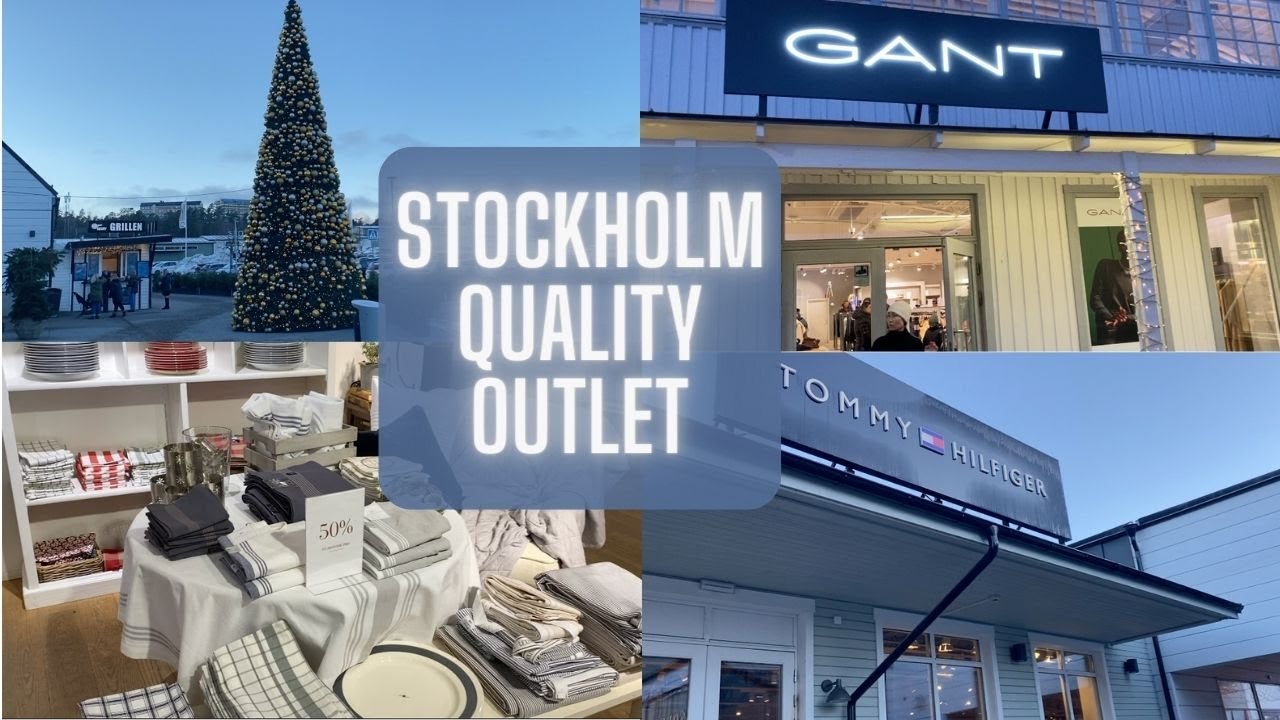 COME SHOPPING WITH ME TO STOCKHOLM QUALITY OUTLET // OUTLET SHOPPING VLOG