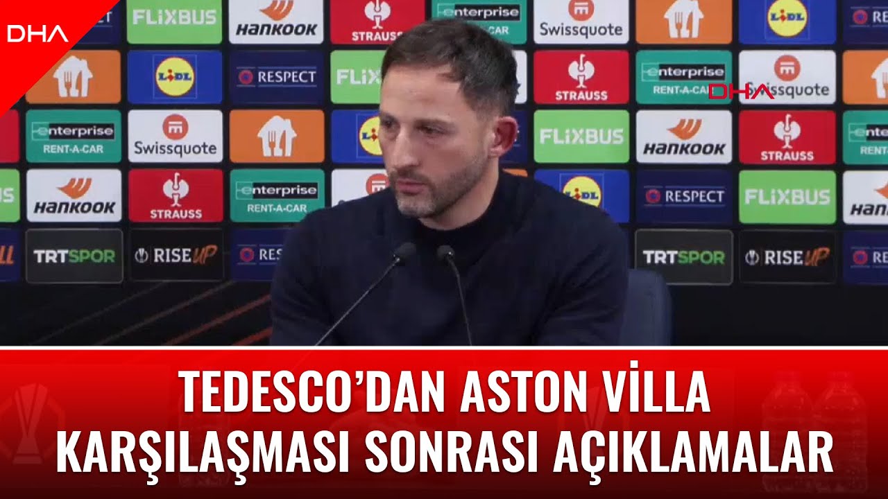 Fenerbahçe Teknik Direktörü Domenico Tedesco: İlk 8 için 3 puanı almak istiyorduk