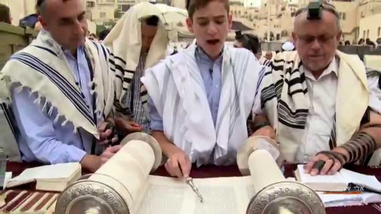נתנאל בר מצווה בכותל המערבי Nathaniel Bar Mitzvah at the Western Wall