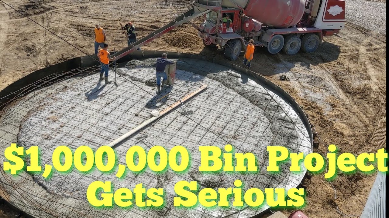 New Grain Storage System Gets Concrete Foundation