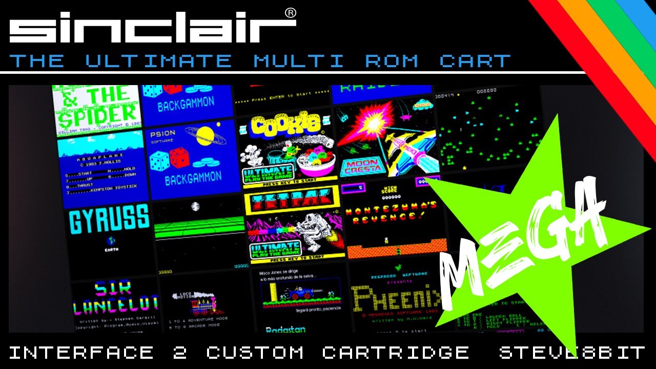 Sinclair Spectrum 48k MEGA-ROM Multi Game ROM