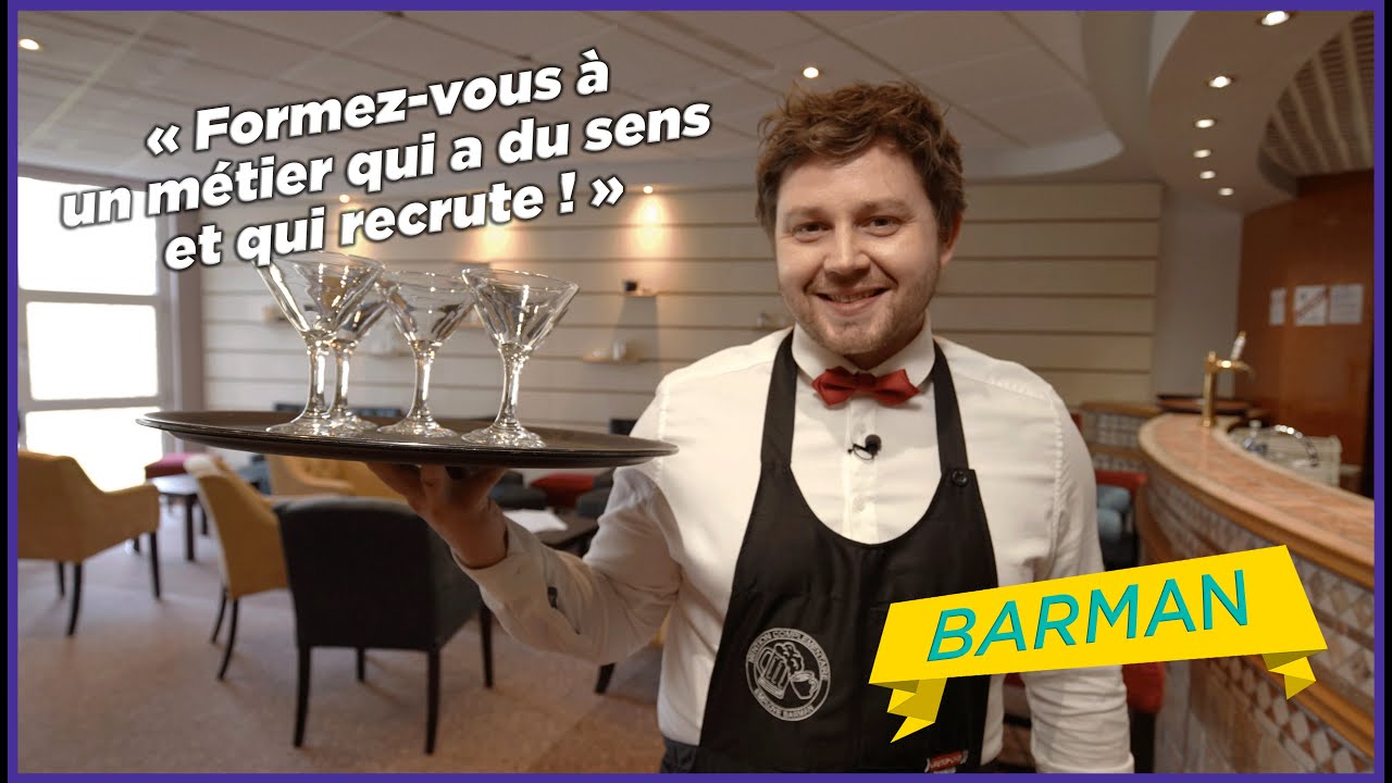 Barman, le pro du shaker et de la relation clientèle