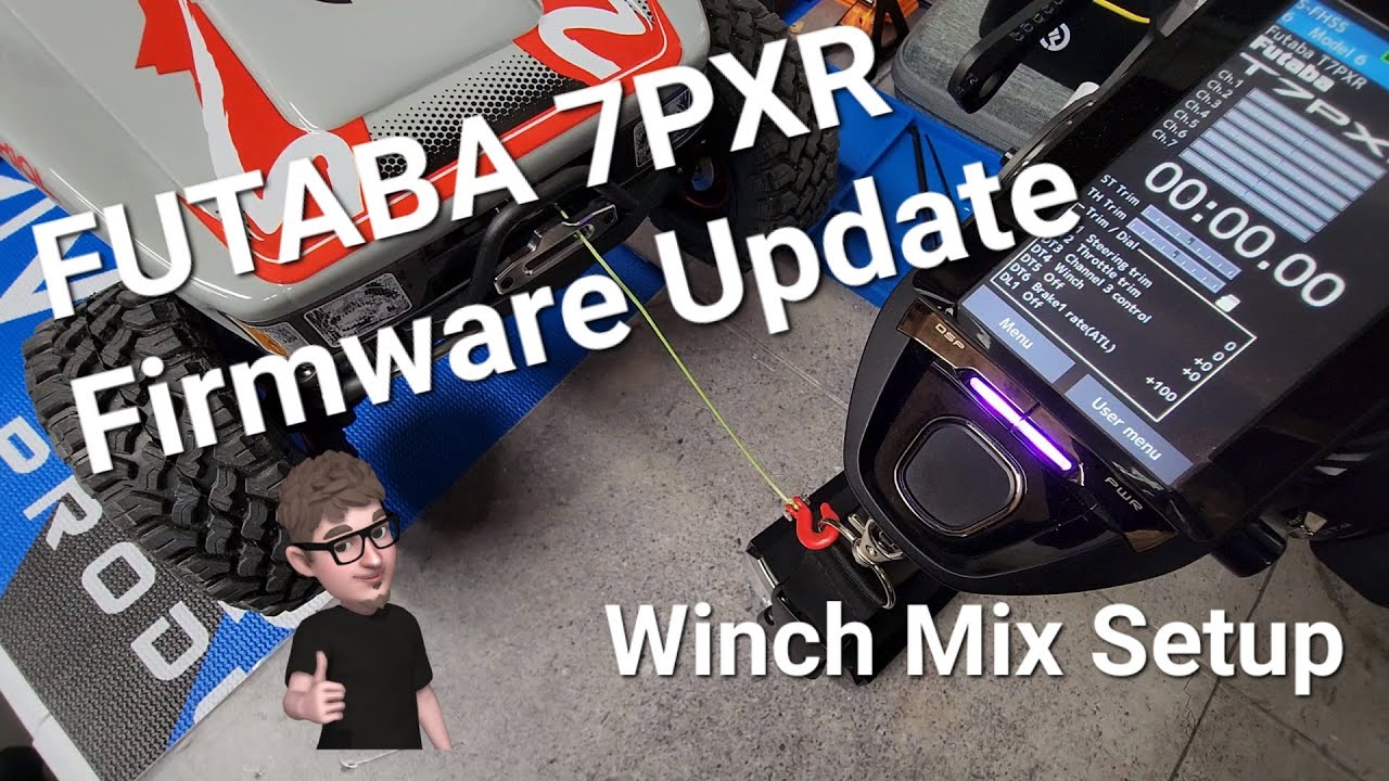Это обновление прошивки Futaba для 7PXR ИЗМЕНИТ ваш подход к использованию лебедки! #rc #7pxr #fu...