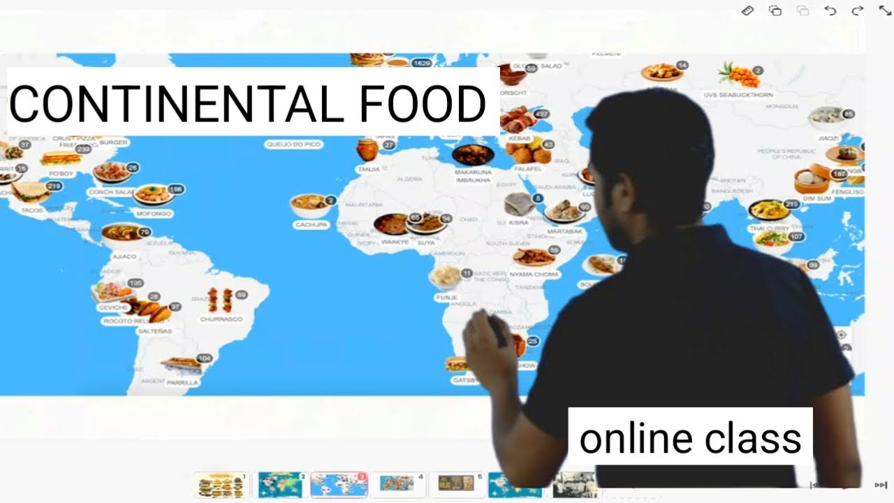 Continental food class part 1 || Continental cuisine explains || hotel management